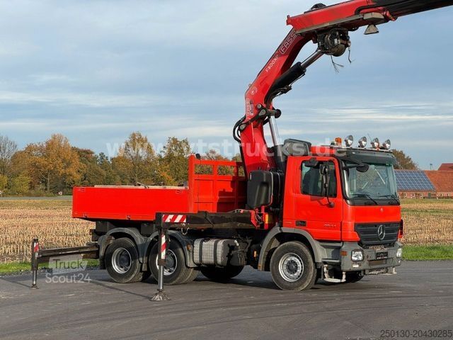 Grúa montada en camión MERCEDES-BENZ Actros MP2 2644 6x4 Fassi F800 XP Funk