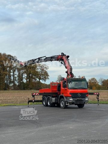 Grúa montada en camión MERCEDES-BENZ Actros MP2 2644 6x4 Fassi F800 XP Funk