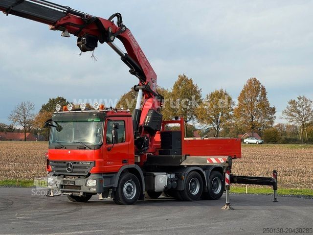 Grúa montada en camión MERCEDES-BENZ Actros MP2 2644 6x4 Fassi F800 XP Funk