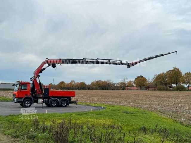 Grúa montada en camión MERCEDES-BENZ Actros MP2 2644 6x4 Fassi F800 XP Funk