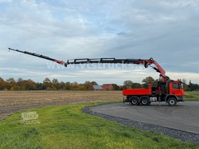 Grúa montada en camión MERCEDES-BENZ Actros MP2 2644 6x4 Fassi F800 XP Funk
