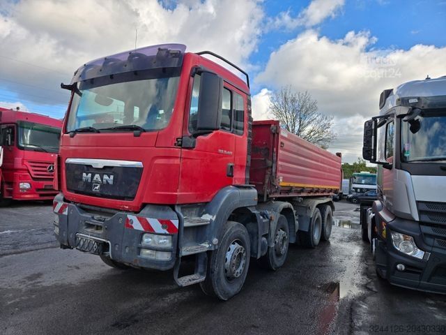 Τρίπλευρο ανατρεπόμενο φορτηγό MAN TGS35.440 8X4 BB per/Euro5/GetriebeDEFEKT
