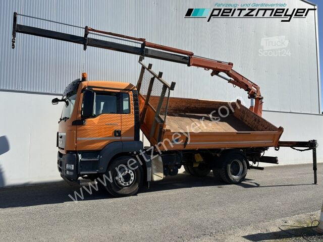 Tristrani prekucnik MAN TGS 18.400 BB 3-Seiten Meiller, absattelb. Heckkran