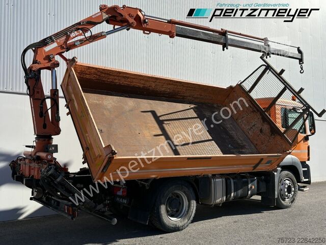 Tristrani prekucnik MAN TGS 18.400 BB 3-Seiten Meiller, absattelb. Heckkran