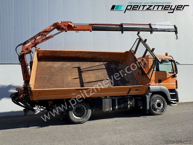 Tristrani prekucnik MAN TGS 18.400 BB 3-Seiten Meiller, absattelb. Heckkran
