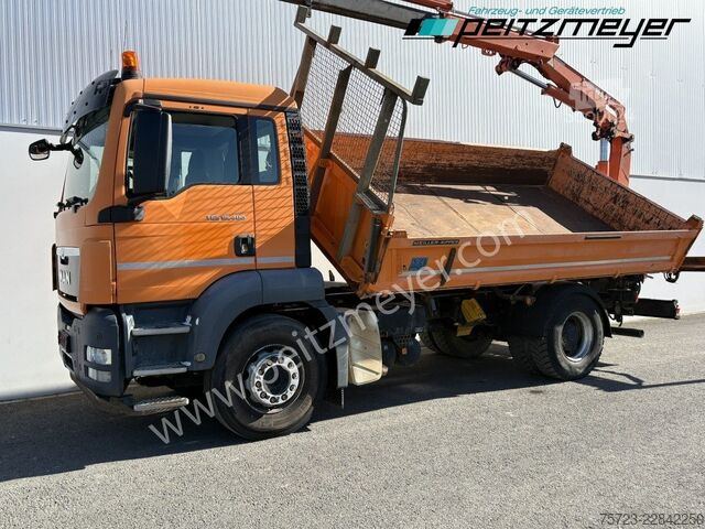 Tristrani prekucnik MAN TGS 18.400 BB 3-Seiten Meiller, absattelb. Heckkran