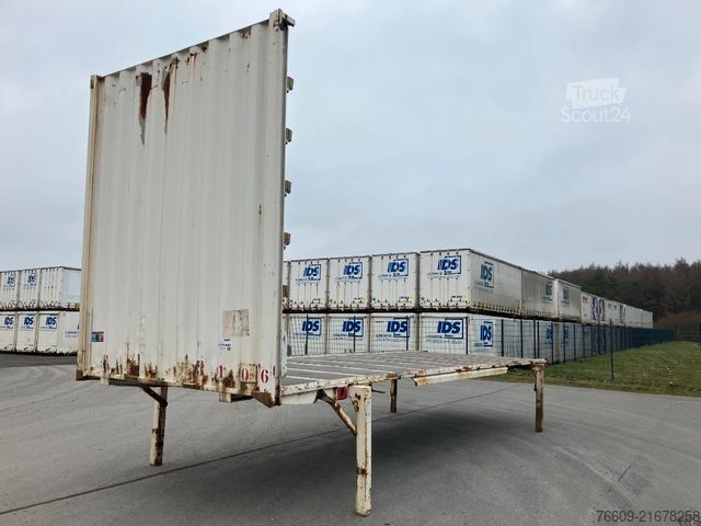 Remorque porte-caisson KRONE Wechselbrücke Pritsche