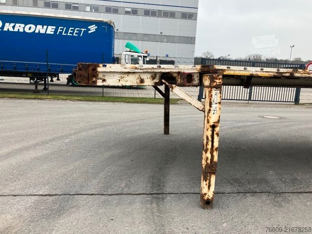 Remorque porte-caisson KRONE Wechselbrücke Pritsche