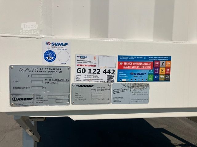 Remorque porte-caisson KRONE Wechselbrücke Koffer