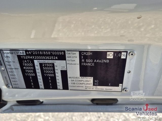 Standardowy ciągnik siodłowy Scania R 500 A4x2NB
