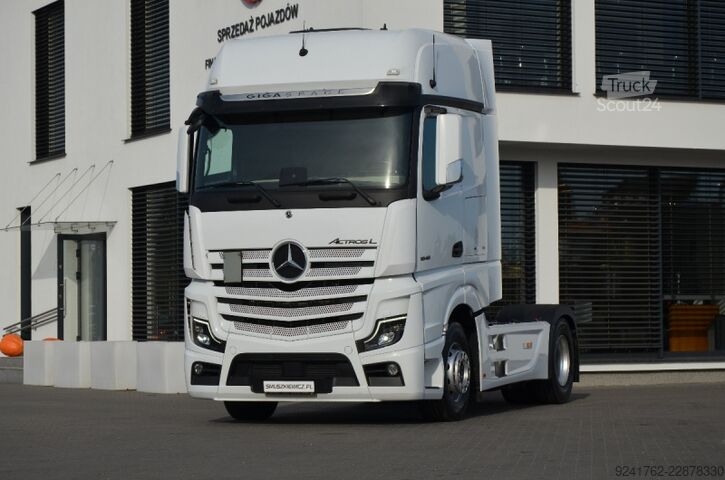 štandardný ťahač Mercedes-Benz ACTROS L 1848 / GIGA SPACE FULL AIR / KLIMA P. / ECO / ACC/PPC/8880