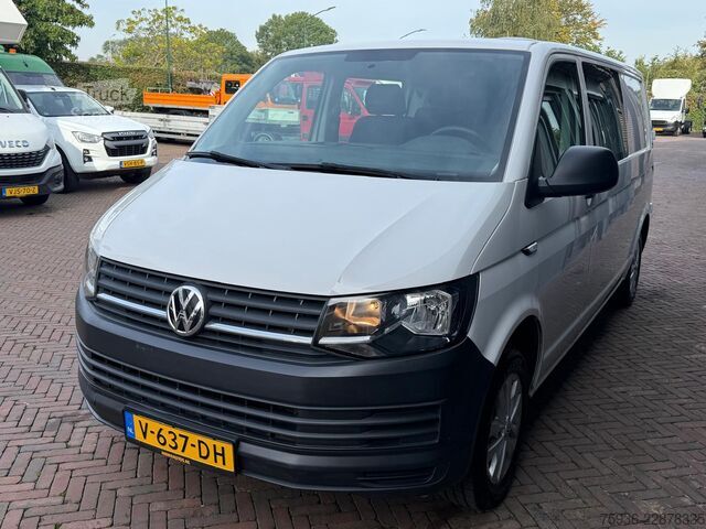Fourgon double cabine VW Transporter 2.0 TDI L2H1 Airco Dubbel Cabine 10...