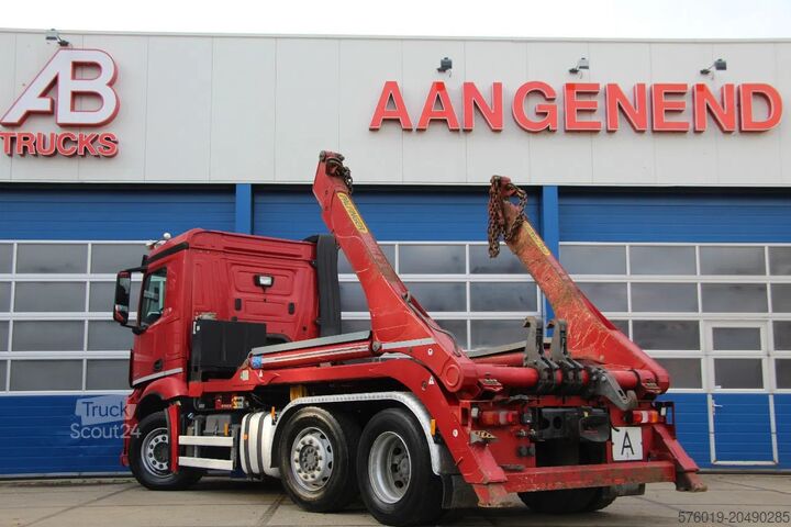 Système de câbles Mercedes-Benz Antos 2545 - 218 TKM - 6x2 - SKIP LOADER PALFIN...