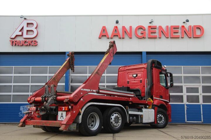 Système de câbles Mercedes-Benz Antos 2545 - 218 TKM - 6x2 - SKIP LOADER PALFIN...