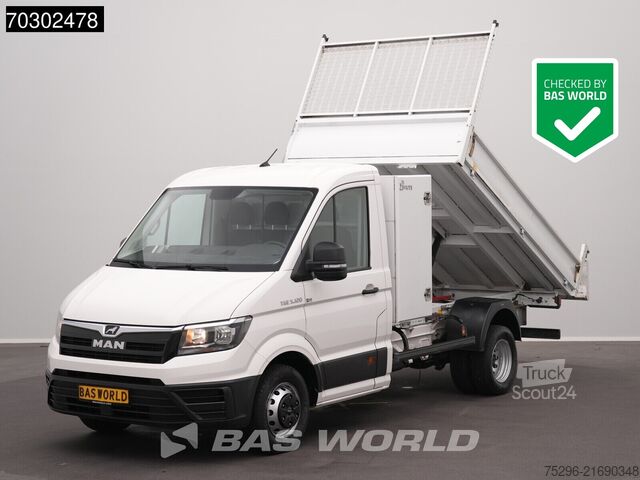 Benne MAN TGE 5.120 Kipper met Kist Dubbellucht 3,5t Trek...