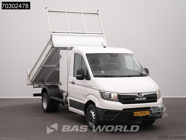 Benne MAN TGE 5.120 Kipper met Kist Dubbellucht 3,5t Trek...