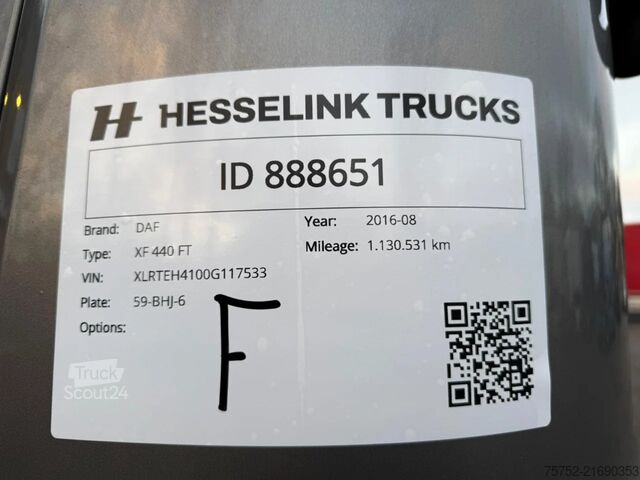 Standaard-SZM DAF XF 440 4X2 Space Cab Hydraulic NL Truck