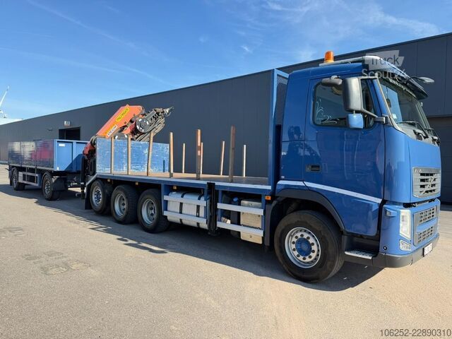 Open laadbak Volvo FH 460 8X4 PRITSCHE + KRAN PALFINGER PK 34002 (...