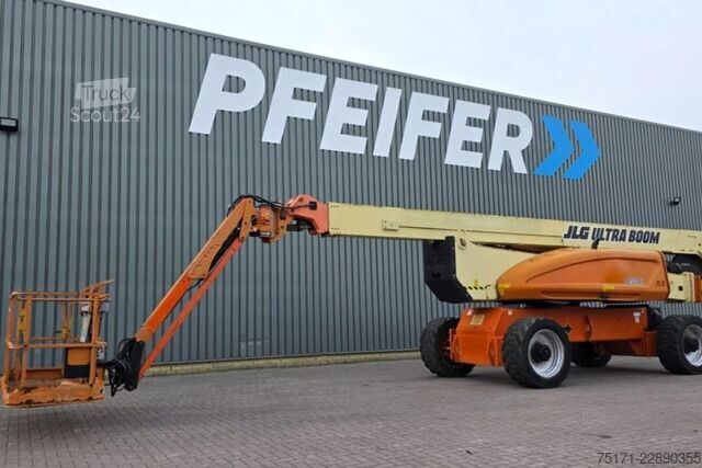 Ledad teleskopisk arbetsplattform JLG 1250AJP Diesel, 4x4x4 Drive, 40.1m Working Height,