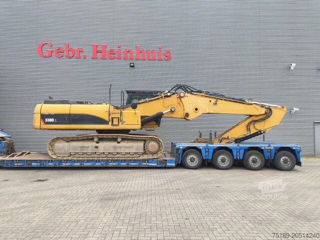 Escavadora de lagartas Caterpillar 330 UHD-DL Normal + Demolitionboom 21 Meter 2 x...