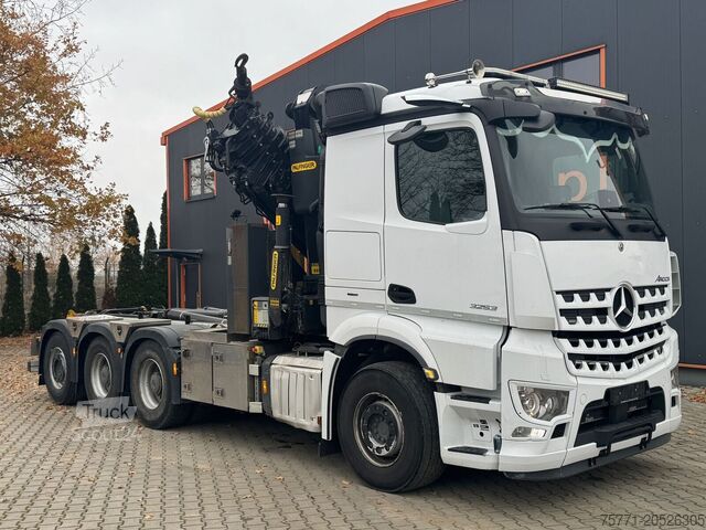 Подемник с кука Mercedes-Benz AROCS 3253 8X4 HAKOWIEC Z HDS PALFINGER PK 37.0...