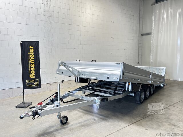 Μεταφορείς μηχανημάτων και ρυμουλκούμενα εκσκαφέων Vezeko Jumbo W 35.51 Tridem Maschinentransporter