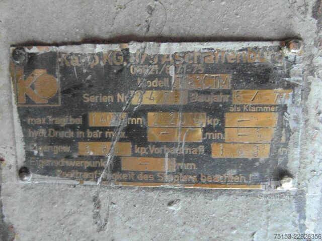 Dizalica sa kranom Kaup 4T183CTM