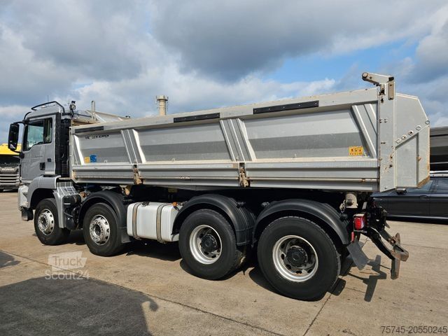 Τρίπλευρο ανατρεπόμενο φορτηγό MAN TGS 41.470*BOARDMATIC*MEILER KIPPER*WENIG KM*