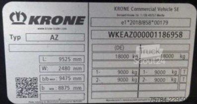 Cserélhető alvázas pótkocsi KRONE JUMBO DREHSCHEMEL ANHäNGER  MIETKAUF MGL.
