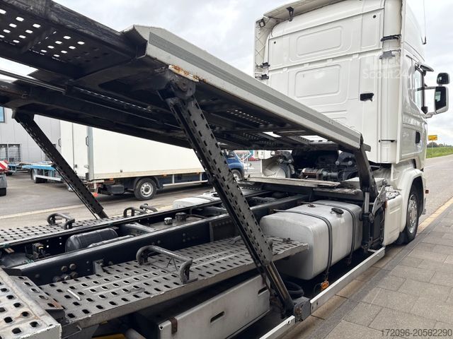 Autotransporter LKW SCANIA R410, FVG 2016, VDI 2700, Retarder, Top