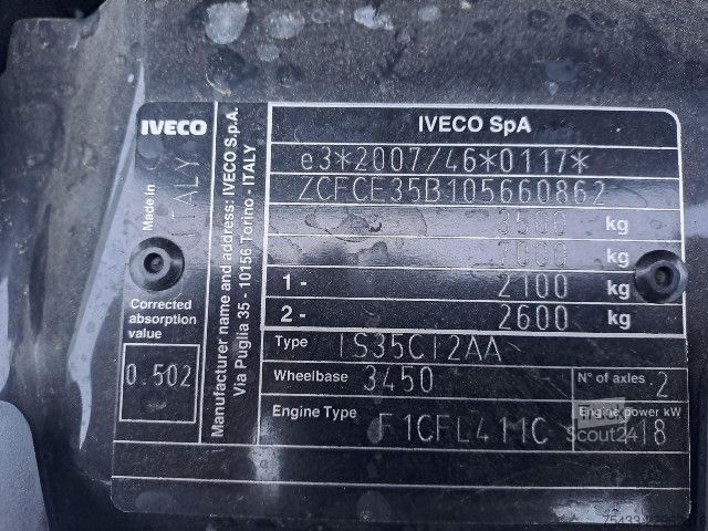 Özelleştirilmiş panelvan IVECO DAILY 35C16H3.0 ISOTERMICO/FRIGO