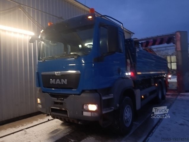Camion ribaltabile trilaterale MAN TGS 26:480 6x4 EURO5 ATLAS 240.2E-A4 3-S-Kipper