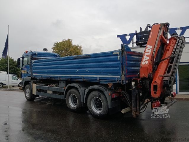 Camion ribaltabile trilaterale MAN TGS 26:480 6x4 EURO5 ATLAS 240.2E-A4 3-S-Kipper