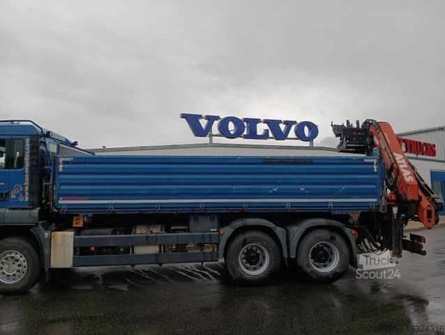 Camion ribaltabile trilaterale MAN TGS 26:480 6x4 EURO5 ATLAS 240.2E-A4 3-S-Kipper