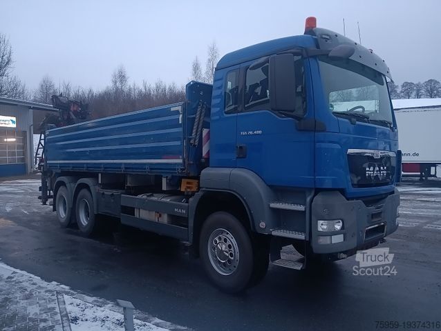 Camion ribaltabile trilaterale MAN TGS 26:480 6x4 EURO5 ATLAS 240.2E-A4 3-S-Kipper