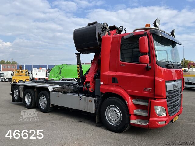 DAF FAQ CF 460 Euro 6 Palfinger 15 tunový Z-jeřáb DAF FAQ CF 460 Euro 6 Palfinger 15 Tonmeter Z-kraan