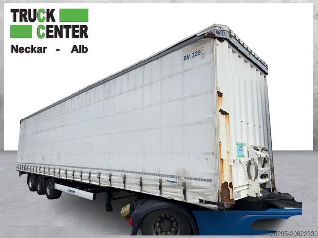 Semirremolque abierto con toldo KRONE 3-Achs MEGA Curtainsider Liftachse Hubdach