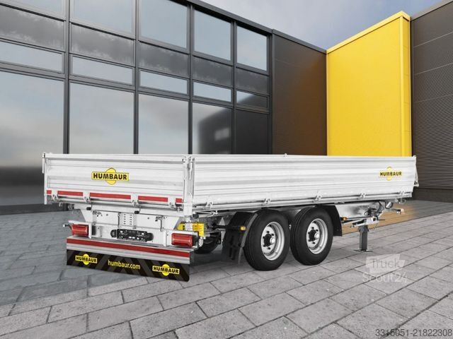 Trójstronna przyczepa wywrotka HUMBAUR HTK 185524+18000kg+Luftf.+TPMS