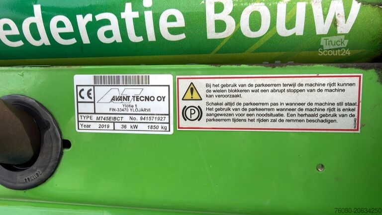 Mini încărcător Avant Tecno 745 TDL (BELGIAN MACHINE / TOP CONDITION / 4X4 ...