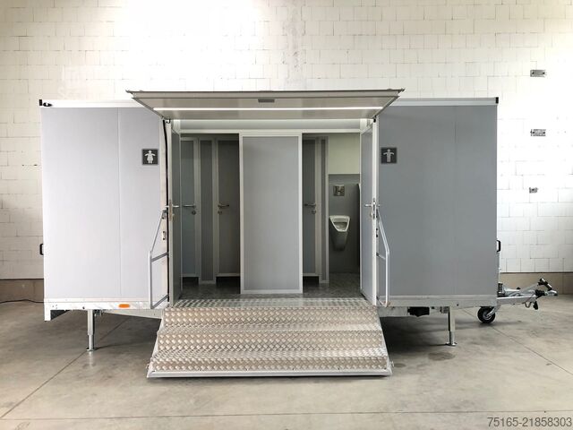 Reboque sanitário Rosemeier VE 3 Damen, 1 Herren, 4 Urinale Toilettenanhänger
