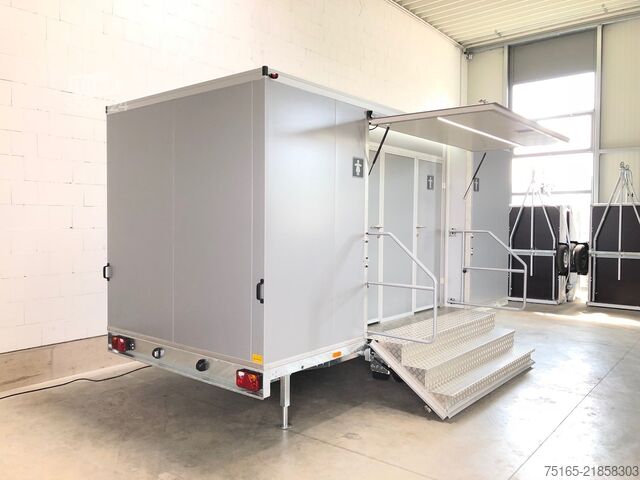 Toiletvogn Rosemeier VE 3 Damen, 1 Herren, 4 Urinale Toilettenanhänger