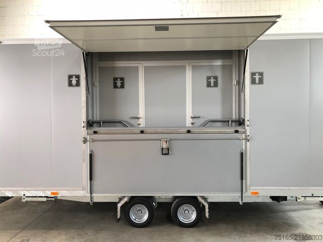Reboque sanitário Rosemeier VE 3 Damen, 1 Herren, 4 Urinale Toilettenanhänger