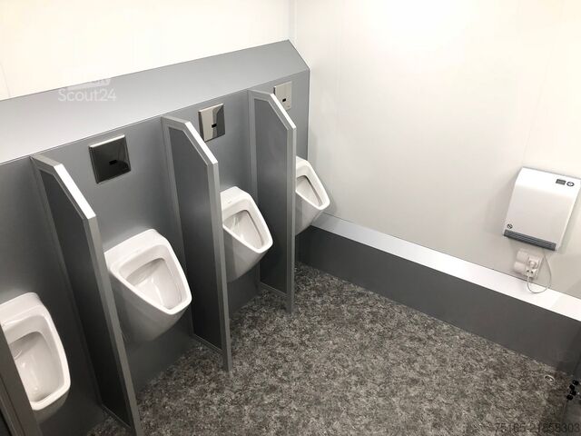Toiletvogn Rosemeier VE 3 Damen, 1 Herren, 4 Urinale Toilettenanhänger