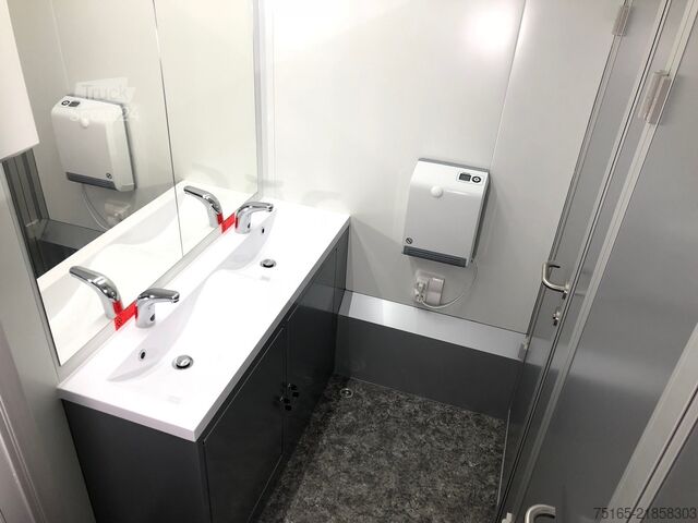 Reboque sanitário Rosemeier VE 3 Damen, 1 Herren, 4 Urinale Toilettenanhänger