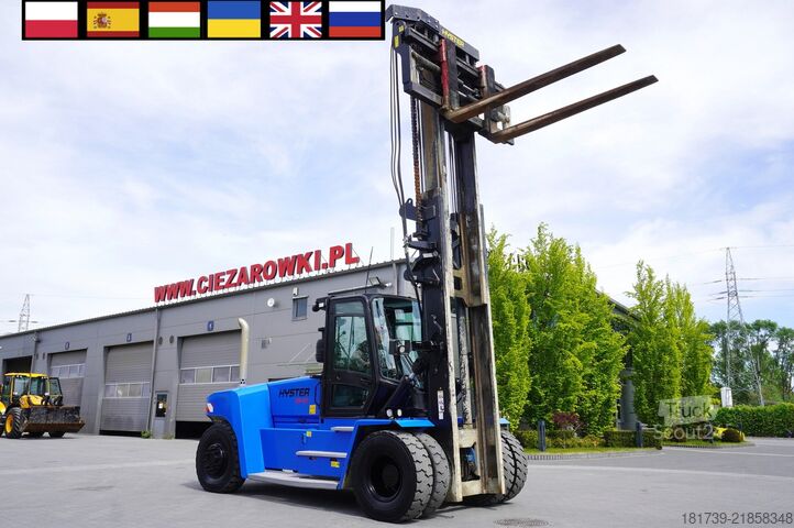 Gaffeltruck Hyster H16 XM-12 forklift/ load 16t/ Reach 5,4m