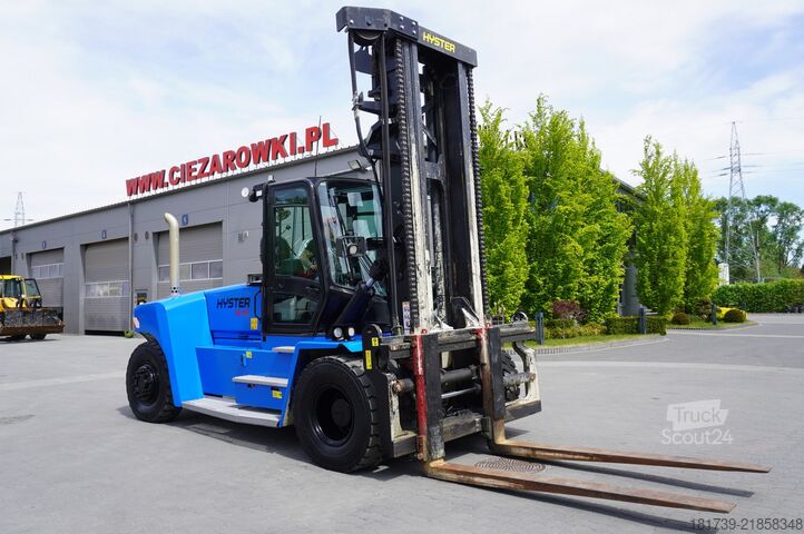 Gaffeltruck Hyster H16 XM-12 forklift/ load 16t/ Reach 5,4m