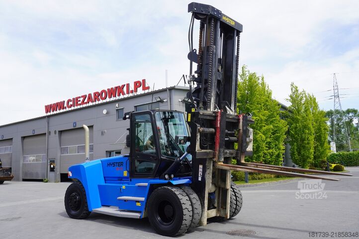 Gaffeltruck Hyster H16 XM-12 forklift/ load 16t/ Reach 5,4m