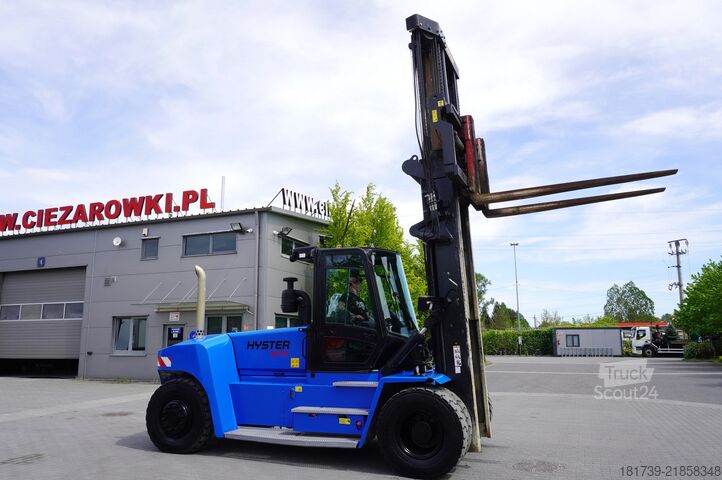 Gaffeltruck Hyster H16 XM-12 forklift/ load 16t/ Reach 5,4m