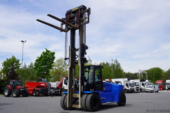 Gaffeltruck Hyster H16 XM-12 forklift/ load 16t/ Reach 5,4m