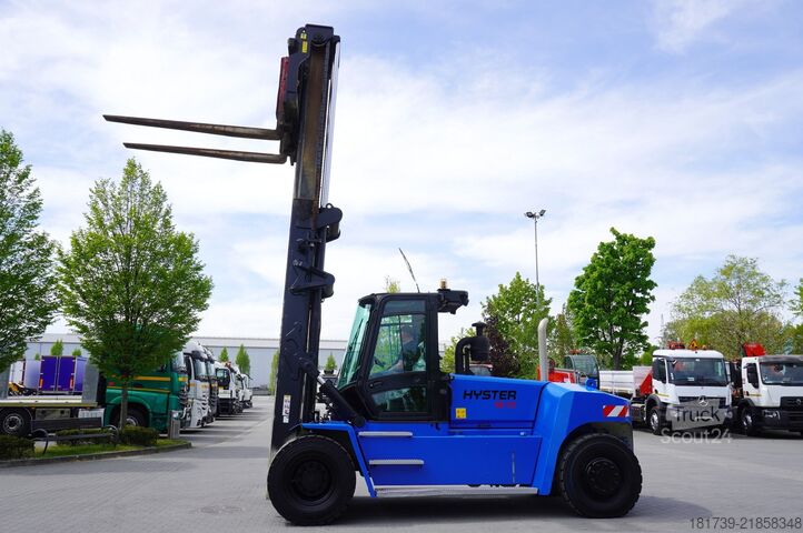 Gaffeltruck Hyster H16 XM-12 forklift/ load 16t/ Reach 5,4m